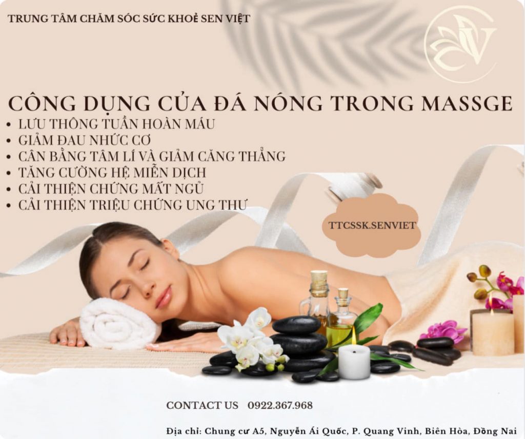 công dụng của đá nóng